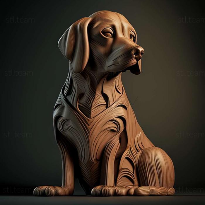 3D model Torgnac dog (STL)